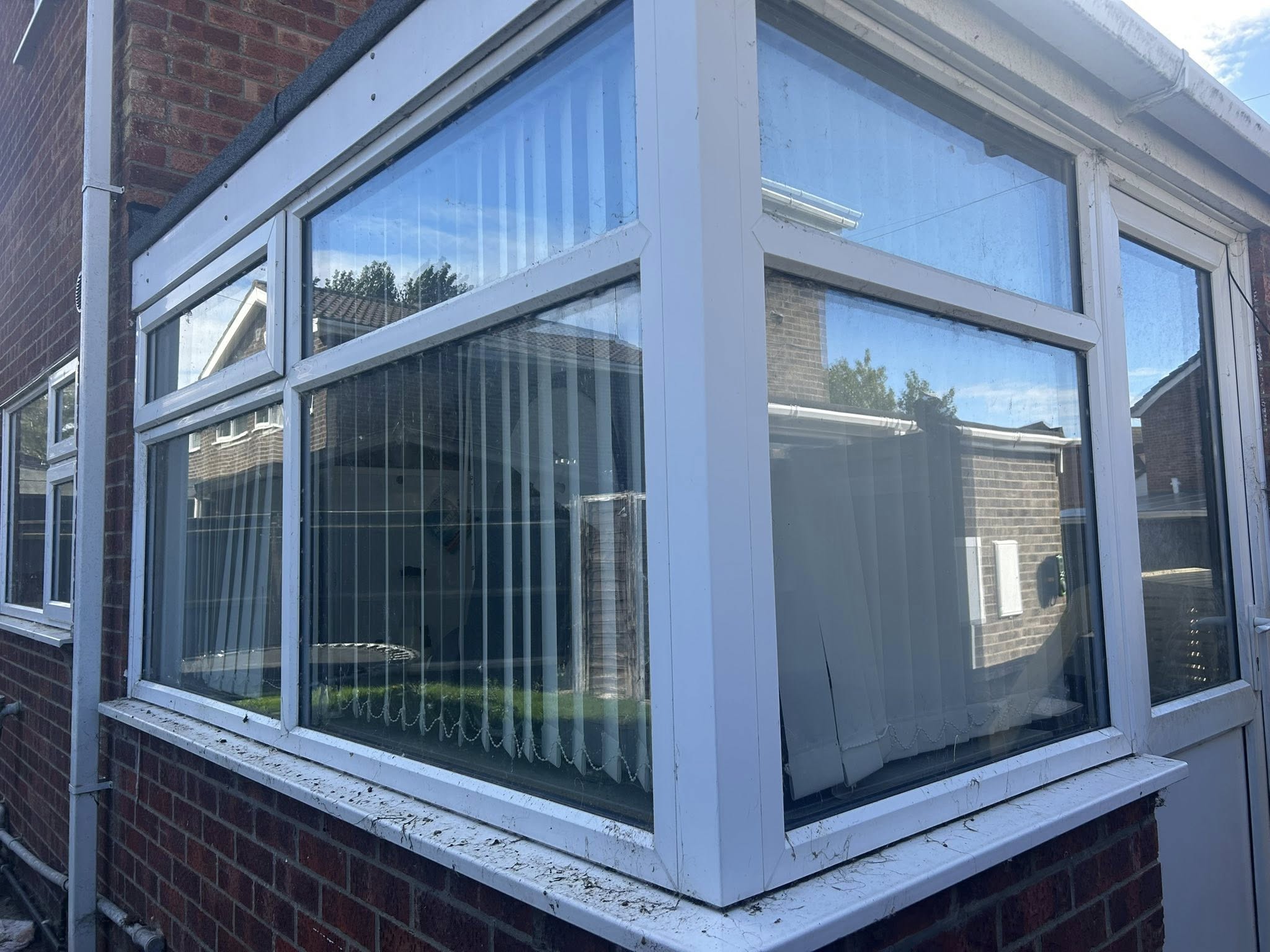 Dirty Conservatory Windows